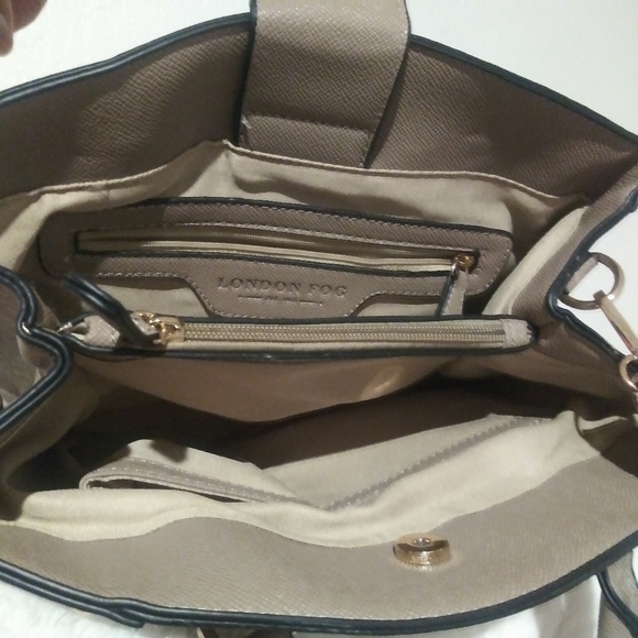 LONDON FOG SATCHEL TOTE BAG. - Picture 2 of 7